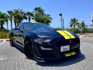 Rent Mustang V8 in Dubai