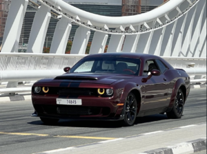 Rent Dodge Challenger V8 in Dubai- Where speed meets luxury in the heart of Dubai