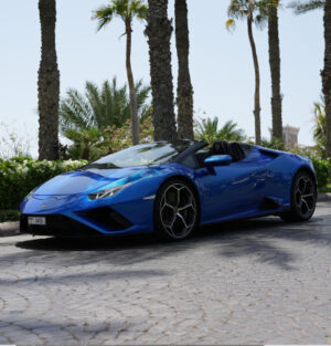 Rental Lamborghini EVO Spyder in Dubai
