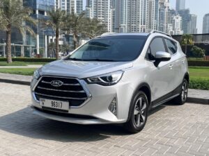 Cruise through JAC JS3 Rent in Dubai and experience the perfect harmony of performance and luxury.