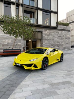 Make a bold entrance with our Lambo Huracan Evo Coupe Rent for a high-performance Dubai experience.