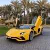 Experience the epitome of automotive excellence with our Lamborghini Aventador S rental dubai