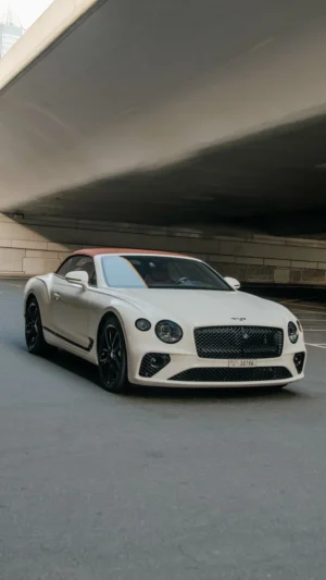 Bentley GTC Rental for a sophisticated and powerful drive through the dynamic cityscape