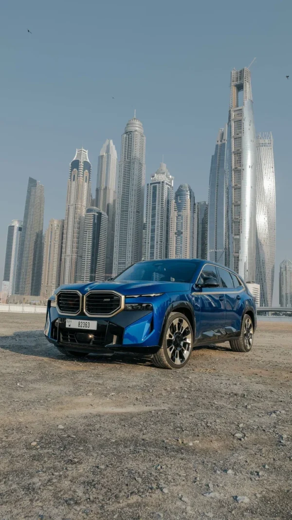Cruise in sporty elegance with our BMW XM Rental Dubai options, tailored for Dubai's discerning clientele