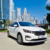 Unveil the modern design and convenience of a kia sedona rental on Dubai's roads with our premier rental services.