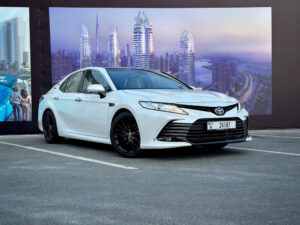 Experience sleek sophistication with our Toyota Camry rental, a stylish choice for cruising through Dubai